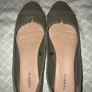 Olive green torrid shoes
